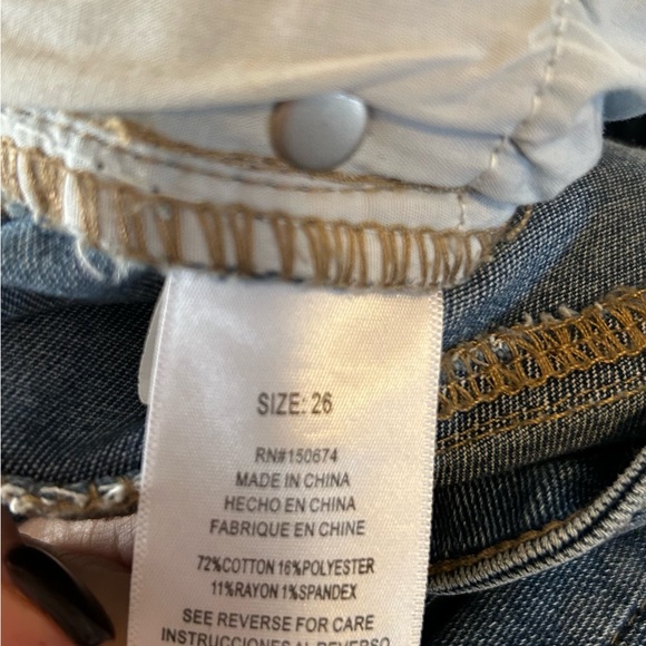 Wash Lab Denim Selma Asymmetrical Skirt - Picture 4 of 5